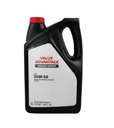 Garrafa Aceite 5L Nissan 20w50 Value Advantage