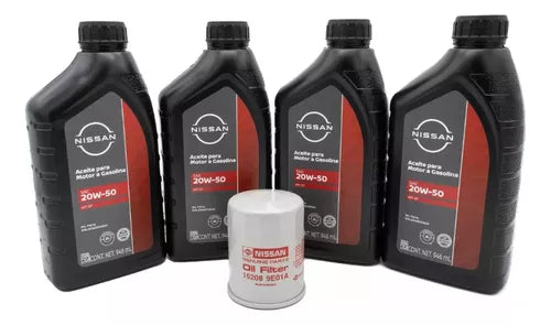 Kit De Aceite Motor-gasolina 20w50 Nissan Varios Modelos