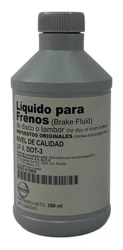 Liquido De Frenos Nissan 350 ml Repuesto Original