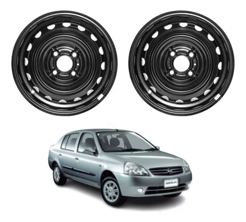 Rin de Acero 14" Original Nissan March 2012-2023